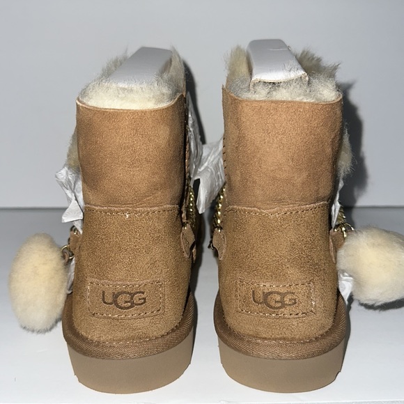 Women’s UGG Classic Charm Mini Chestnut #7 - Picture 3 of 6